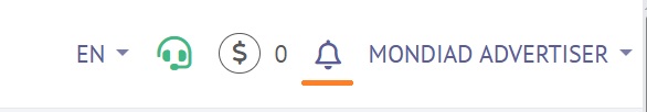 Mondiad notifications