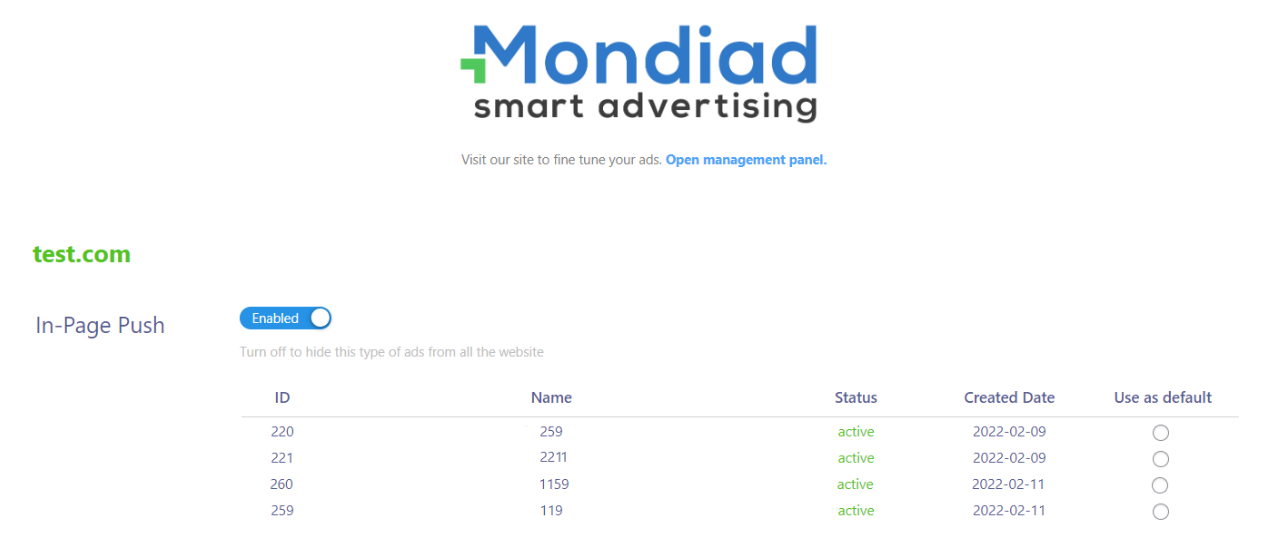 How to integrate the Mondiad ad code into your WordPress website!
