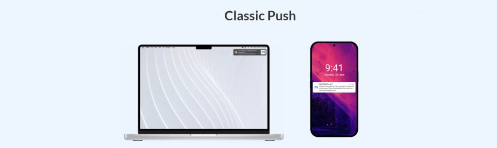 Mondiad classic push notifications
