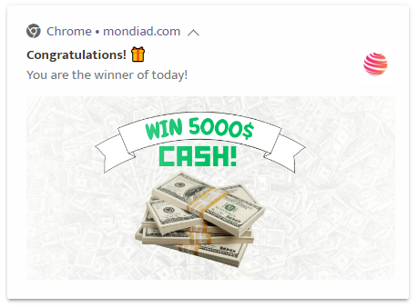 ad creative for pin submit: Mondiad case study