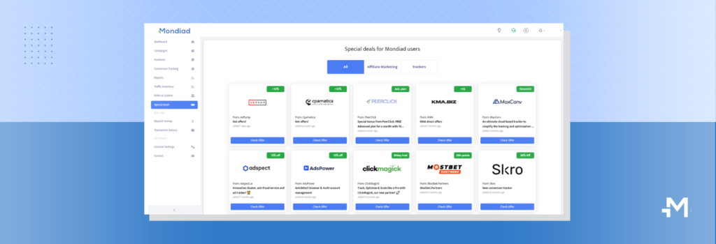 Mondiad marketplace