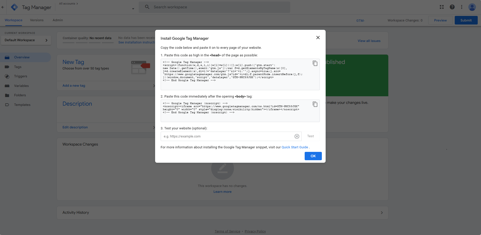 Mondiad x Google Tag Manager