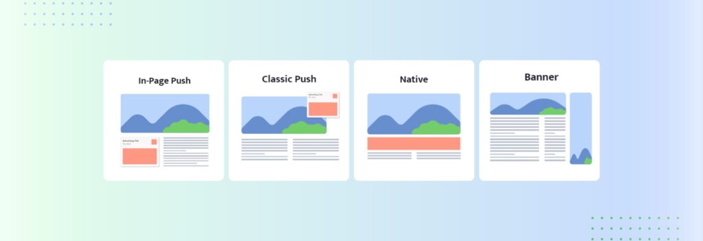 Mondiad ad formats