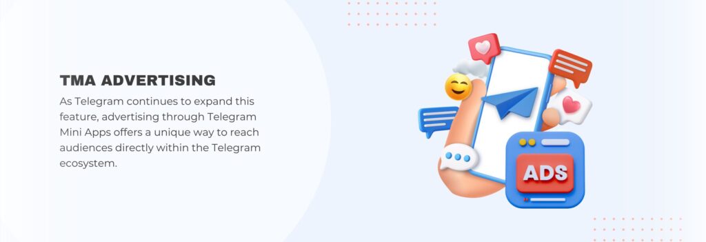 Telegram mini app ads