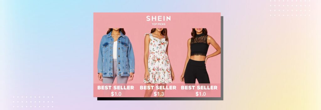 shein banner ad example