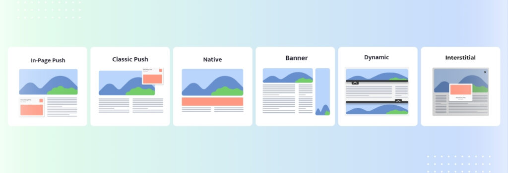 Mondiad ad formats