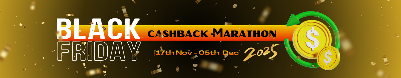 Mondiad Black Friday Cashback Marathon!