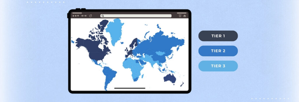 advertising traffic tier map