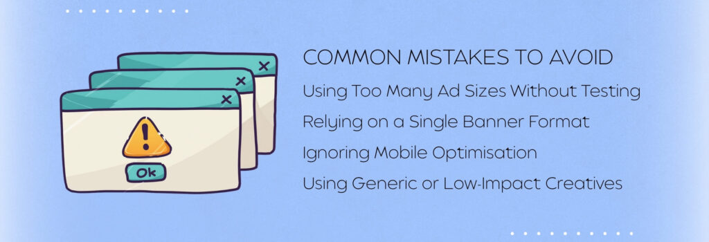 banner advertising mistakes