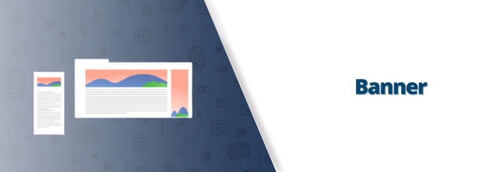 Banner ad format illustration